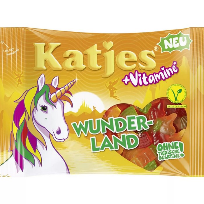 Katjes Wunderland + Vitamine vegetarisches Fruchtgummi 175g