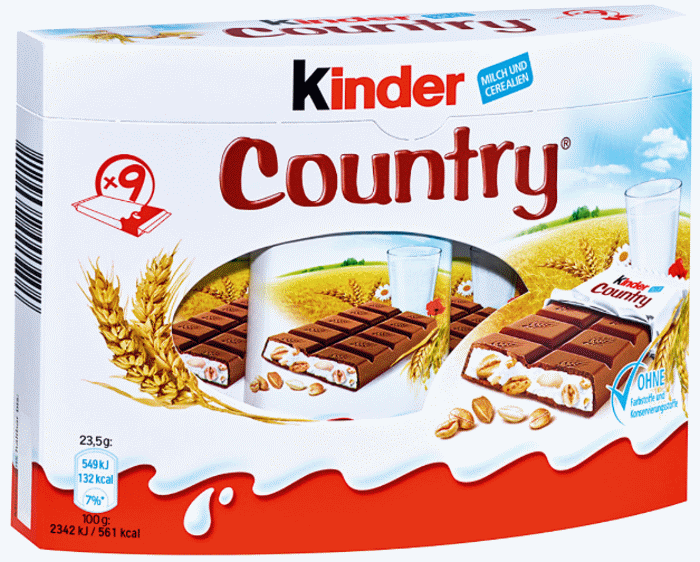 Ferrero Kinder Country 9 Stück