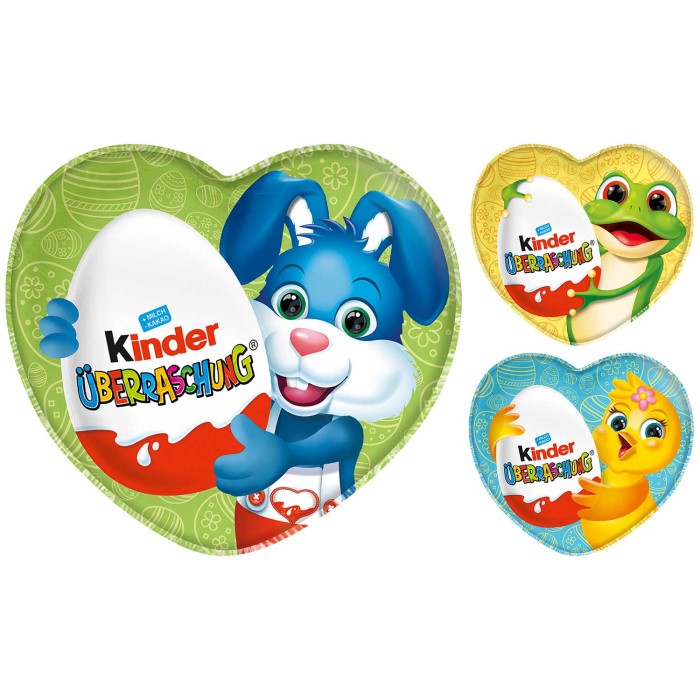 Ferrero Kinder Schokolade Herz mit Überraschung Ostern 53g / 1.86 oz