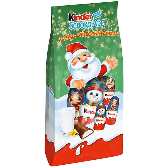 Ferrero Kinder Schokolade Lustige Weihnachtsbande 102g / 3.59oz