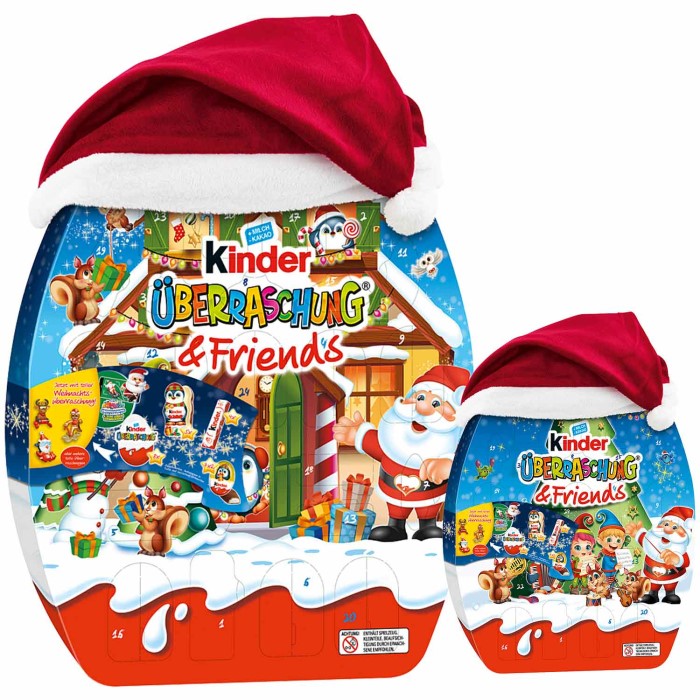 Ferrero Kinder Überraschung & Friends Adventskalender 404g / 14.25 oz