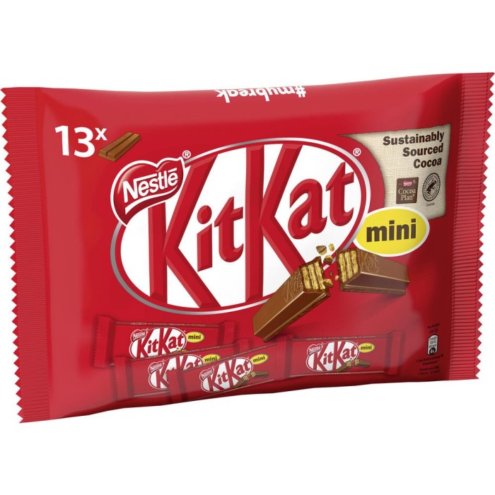 Nestlé KitKat Classic Mini Chocolate Wafer Bar 217g / 7.65 oz NET. WT.
