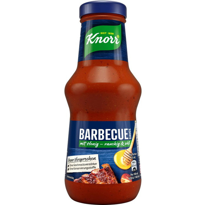 Knorr Barbecue Sauce mit Honig süß & rauchig 250ml / 8.45 fl. oz.