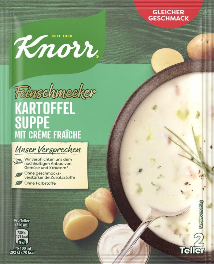 Knorr Feinschmecker Kartoffel Crème Fraîche Suppe