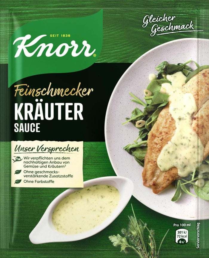Knorr Feinschmecker Kräuter Sauce