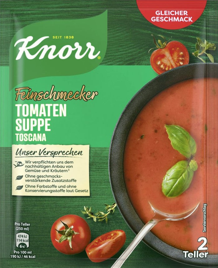Knorr Feinschmecker Tomaten Suppe Toscana