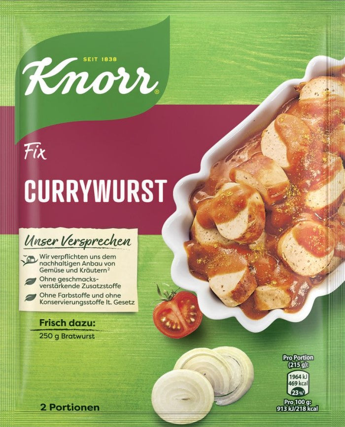 Knorr Fix für Currywurst 36g / 1.26oz NET. WT.