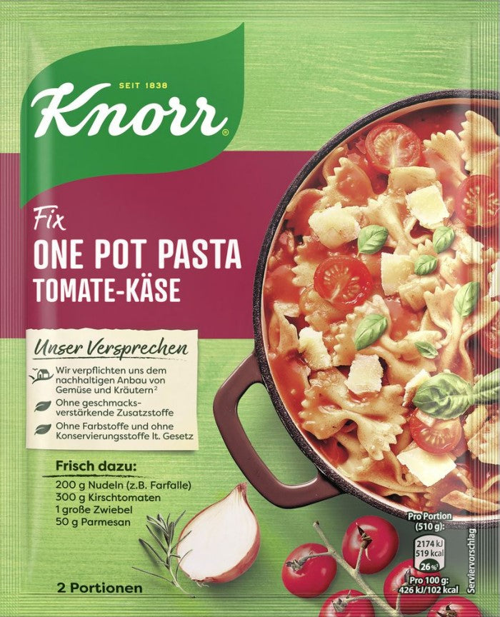 Knorr Fix für One Pot Pasta Tomaten Käse 38g