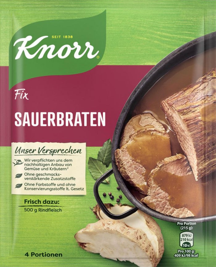 Knorr Fix für Sauerbraten 37g / 1.3 oz. NET. WT.