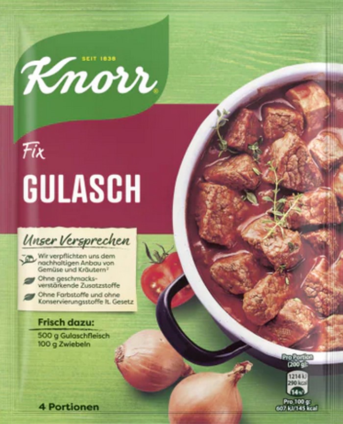 Knorr Fix für Gulasch 46g / 1.62 oz. NET. WT.
