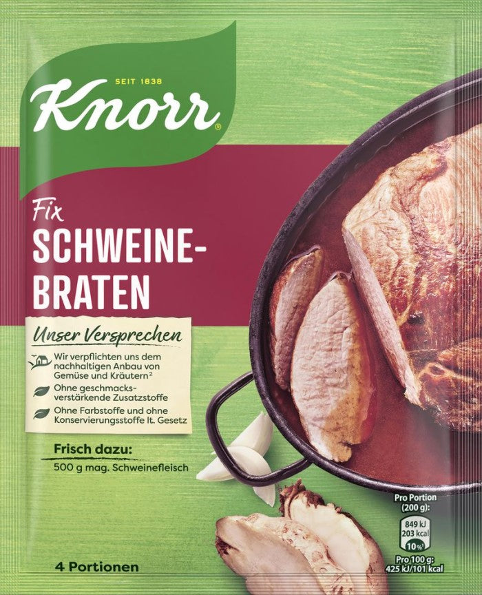 Knorr Fix für Schweinebraten 41g / 1.44 oz. NET. WT.