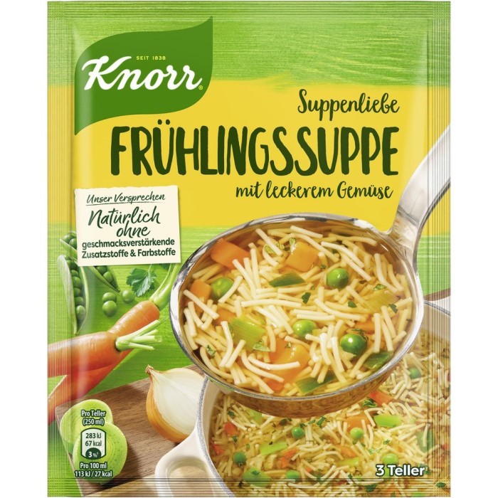 Knorr Suppenliebe Frühlingssuppe 0,75 Liter