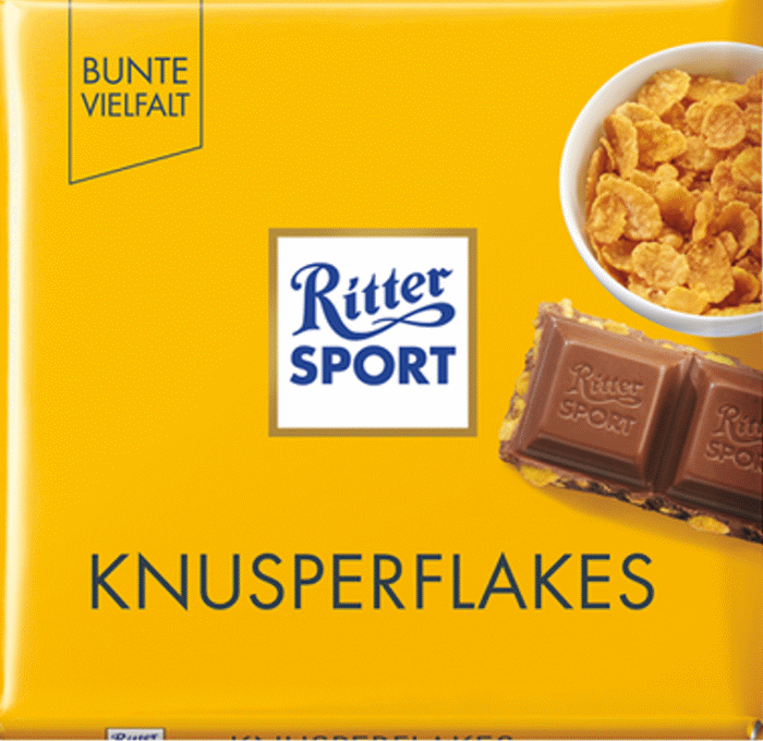 Ritter Sport Schokolade Knusperflaks 100g