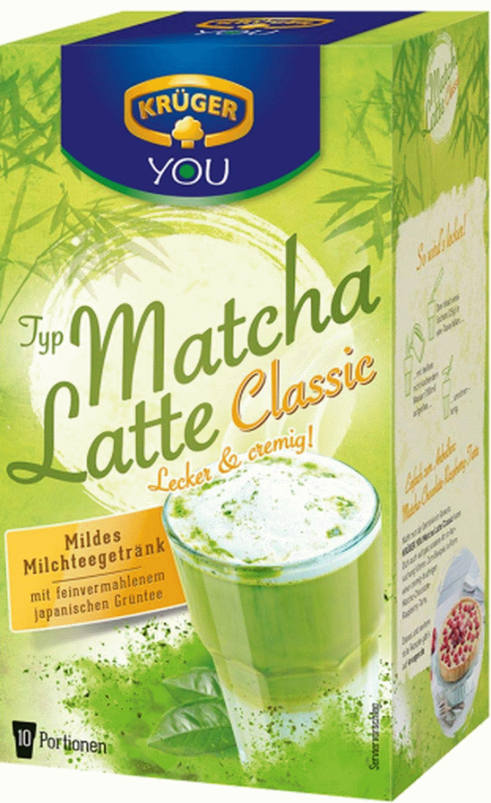 Krüger Matcha Latte Classic Instant Milch-Tee-Getränk 250g