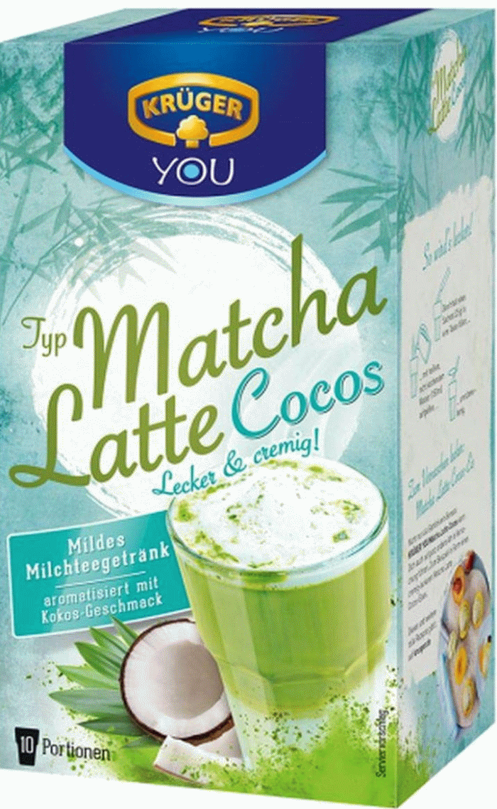 Krüger Matcha Latte Cocos Instant Milch-Tee-Getränk 250g