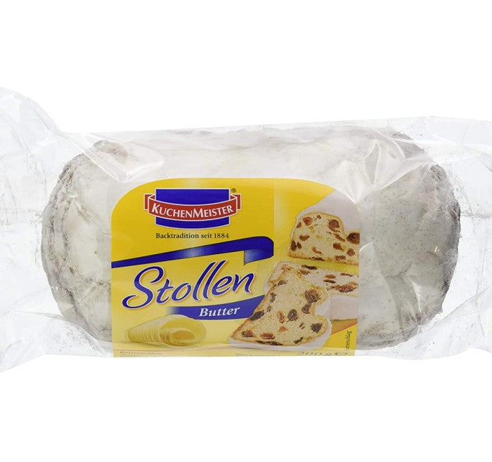 KuchenMeister Kleiner Butter Christstollen Weihnachtsgebäck 200g