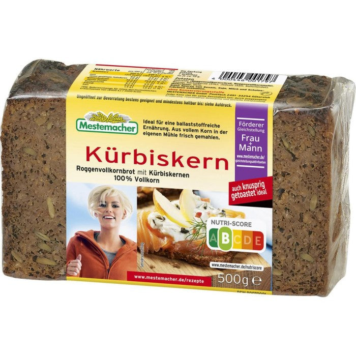 Mestemacher Kürbiskern-Vollkorn-Brot in Scheiben 500g