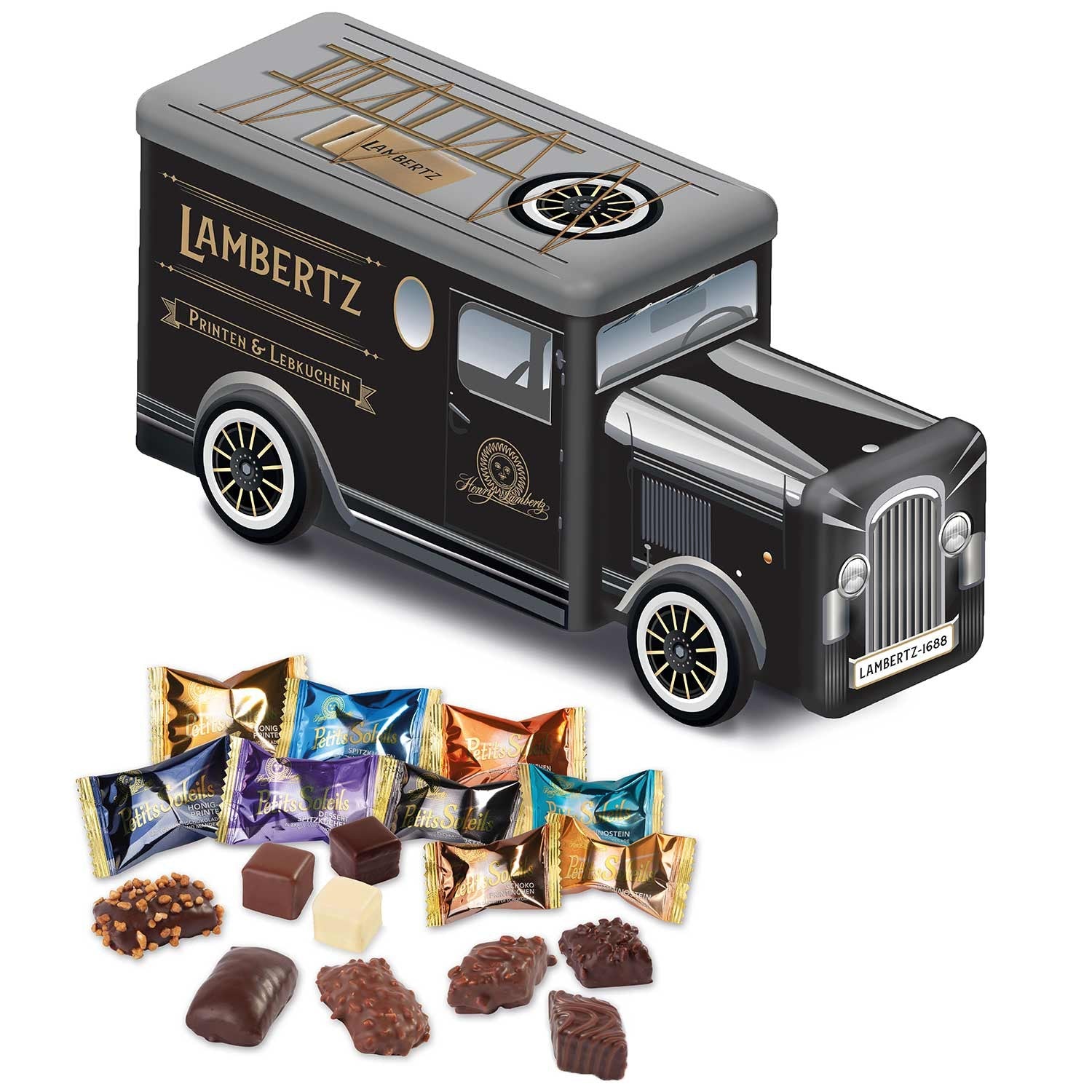 Lambertz Truck gefüllt mit Lebkuchen-Spezialitäten 750g