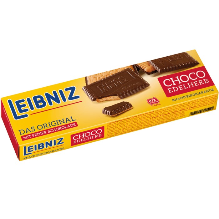 LEIBNIZ Choco Edelherb Butterkeks mit edelherber Schokolade 125g