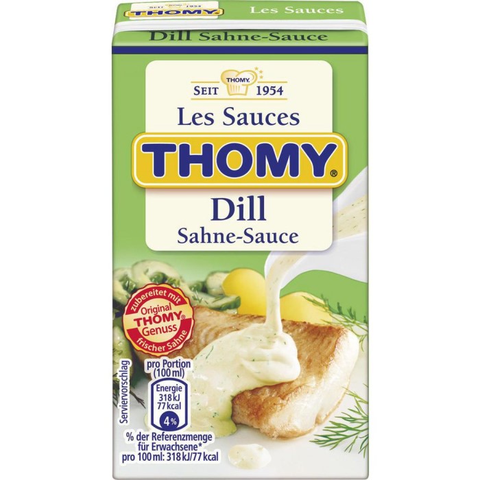 Thomy Les Sauces Dill-Sahne Soße 250ml / 8.45 fl.oz