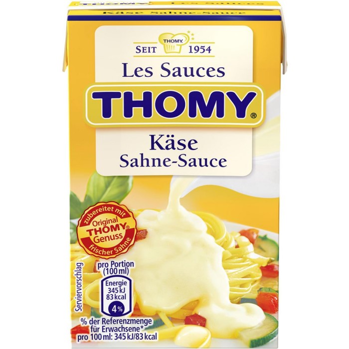 Thomy Les Sauces Käse-Sahne Soße 250ml / 8.45 fl.oz