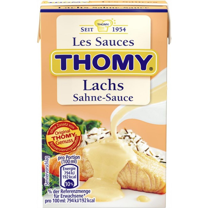 Thomy Les Sauces Lachs-Sahne Soße 250ml / 8.45 fl.oz