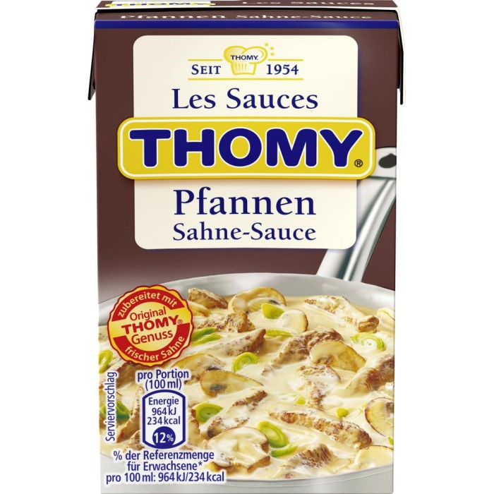 Thomy Les Sauces Pfannen-Sahne Soße 250ml / 8.45 fl.oz