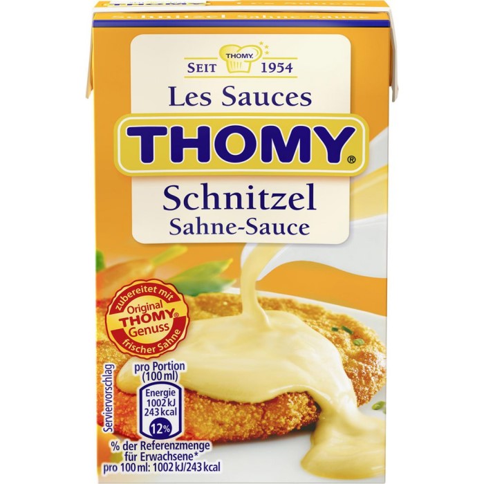 Thomy Les Sauces Schnitzel-Sahne Soße 250ml / 8.45 fl.oz