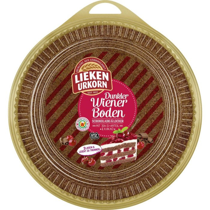 Lieken Urkorn Dunkler Wiener Tortenboden 3 Lagen 500g / 17.63 oz