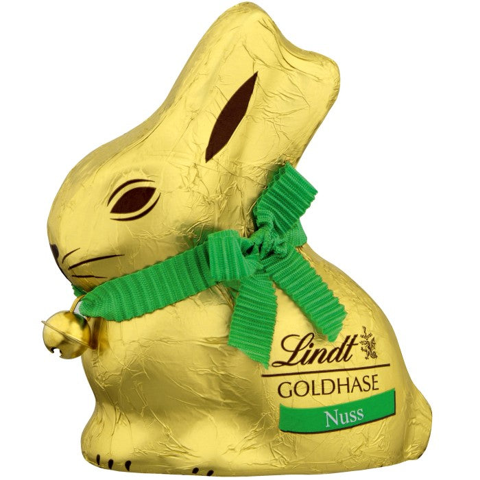 Lindt Goldhase aus Vollmilch-Nuss Schokolade Ostern 100g / 3.52 oz