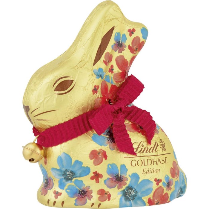 Lindt Schokoladen Goldhase Blumen Edition Ostern 100g / 3.52 oz