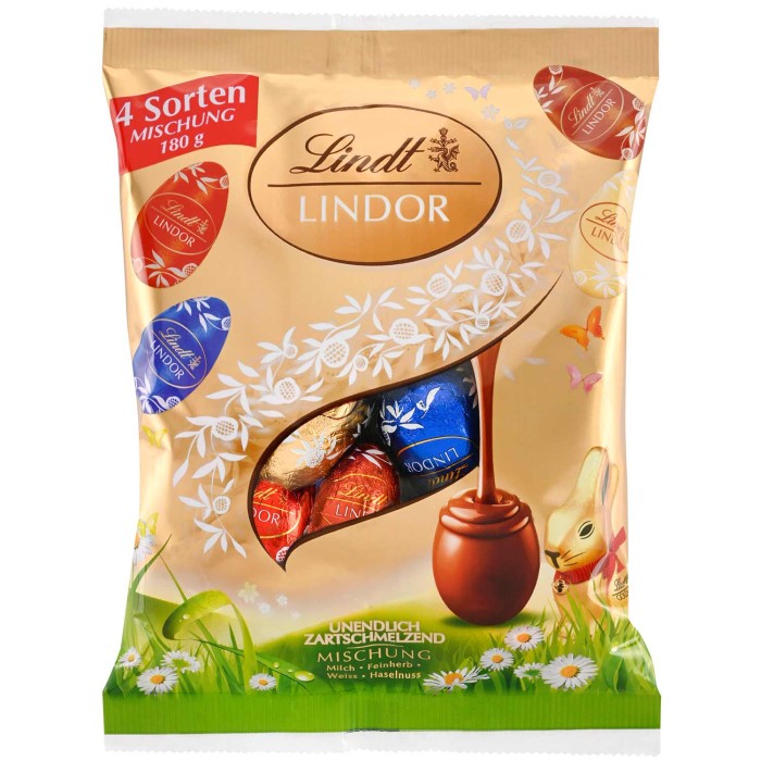 Lindt Lindor Schokoladen Ostereier Mischung 180g / 6.34 oz