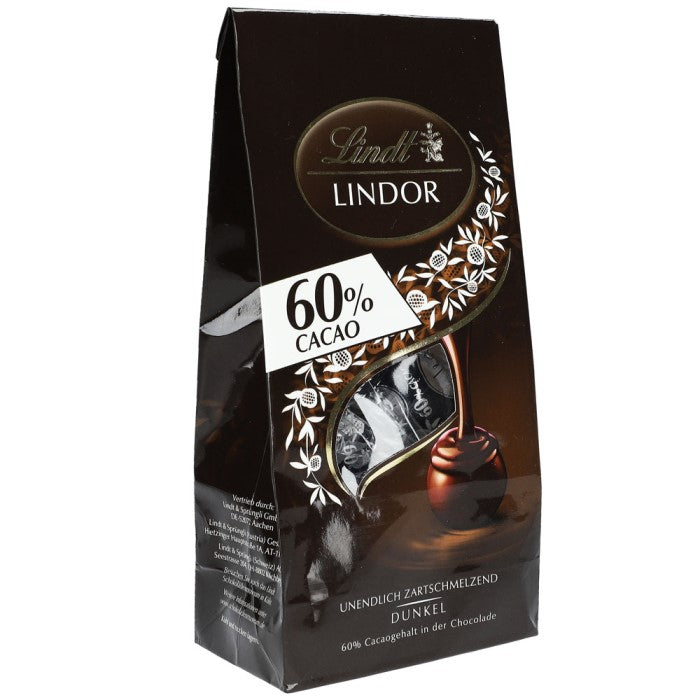 Lindt Lindor Schokoladen Kugeln 60% Cacao Feinherb 136g / 4.79oz