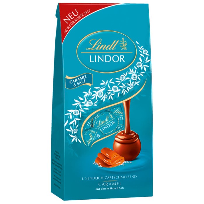 Lindt Lindor Schokoladen Kugeln Caramel & Salz 137g / 4.83oz