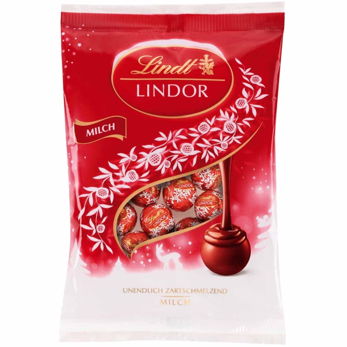 Lindt Lindor Mini-Kugeln aus Vollmilchschokolade 100g / 3.52 oz