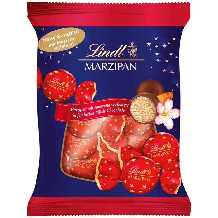 Lindt Marzipan Kugeln mit feinherber Schokolade 100g / 3.52 oz