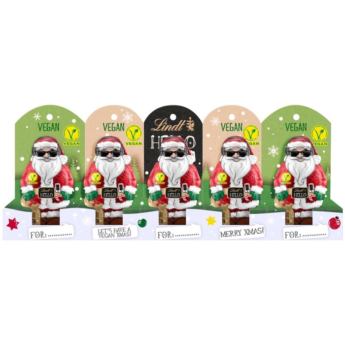 Lindt Hello Mini Santas Vegan 50g / 1.76 oz