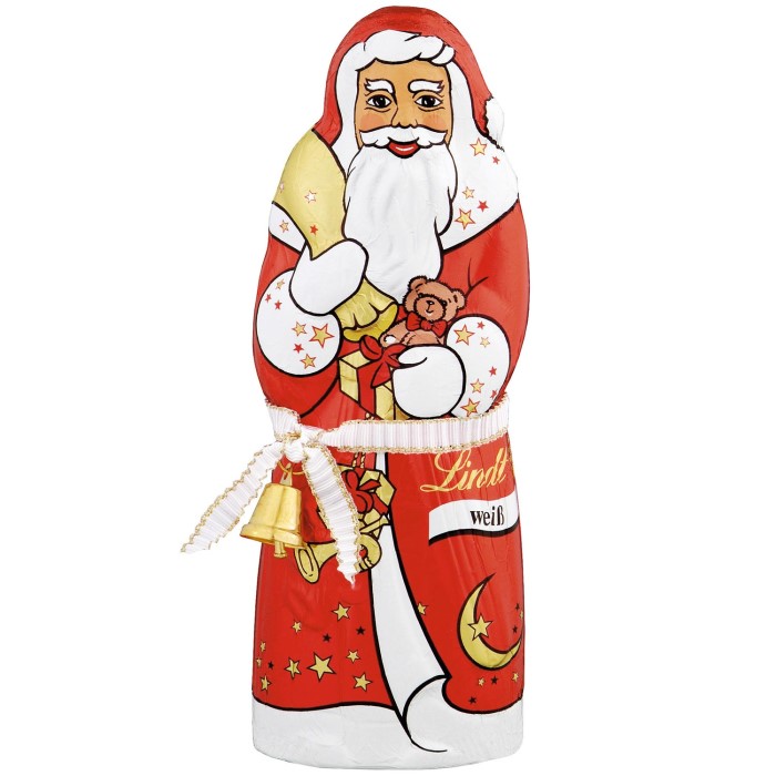 Lindt Weihnachtsmann Weiße Schokolade 125g / 4.4 oz