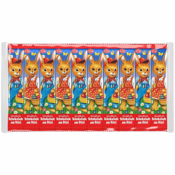 Lolly Coc Company Osterhasen am Stiel 10 Stück Ostern 150g / 5.29 oz