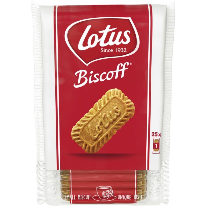 Lotus Biscoff 25 einzeln verpackte Karamellkekse 156g / 5.5oz