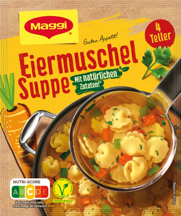 Maggi Guten Appetit Eiermuschel Suppe ergibt 1 Liter