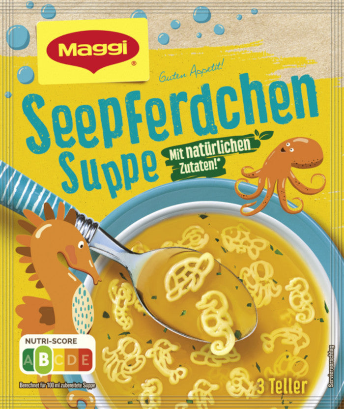 Maggi Guten Appetit Seepferdchen-Suppe