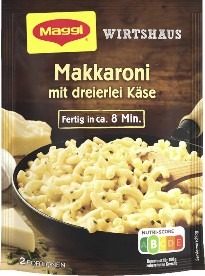 Maggi Wirtshaus Makkaroni mit dreierlei Käse 170g / 5.99oz