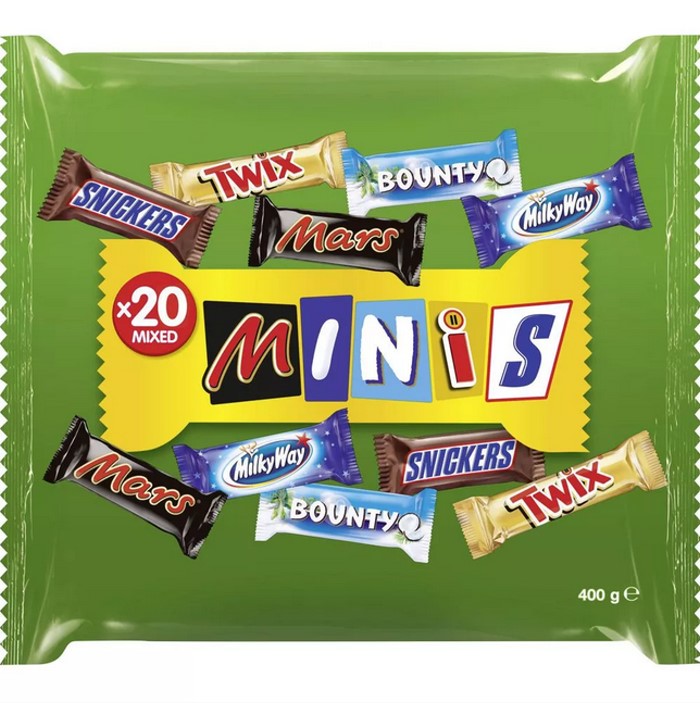 Mars Minis Schokoladenriegel Mix 400g