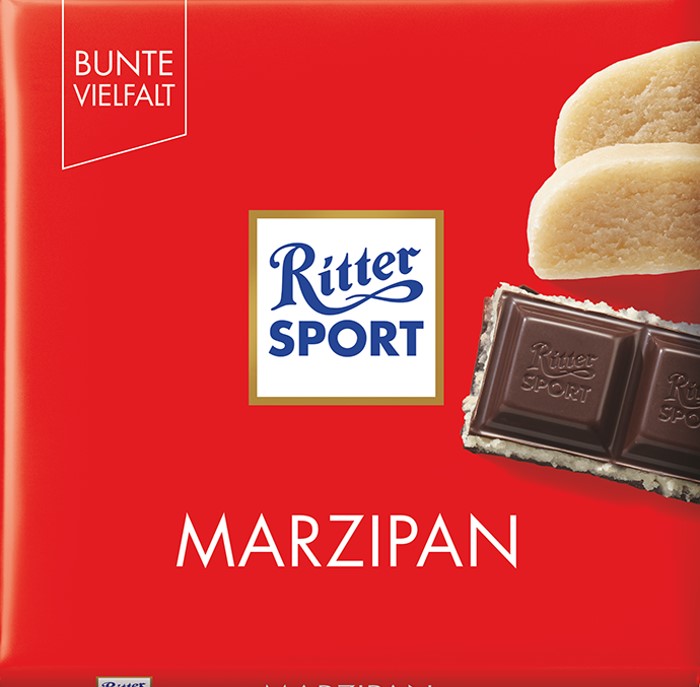 Ritter Sport Schokolade Marzipan 100g