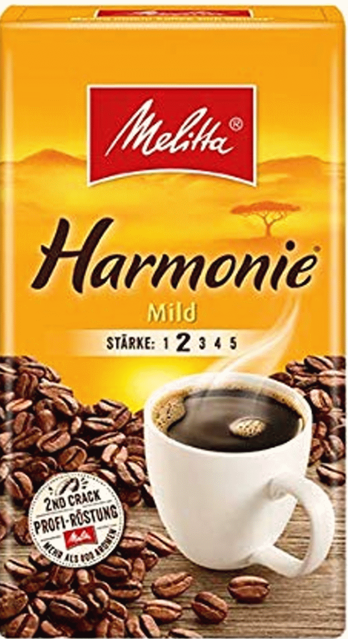 Melitta Kaffee Harmonie Mild gemahlener Filterkaffee 500g