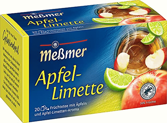 Meßmer Tee Apfel Limette 20 Teebeutel