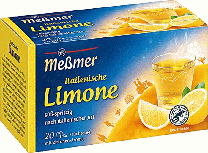 Meßmer Ländertee Italienische Limone 20 Teebeutel