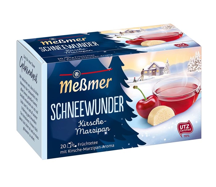 Meßmer Schneewunder Kirsche-Marzipan Früchtetee 20 Teebeutel