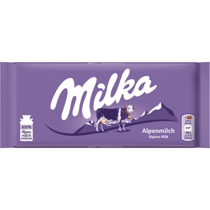 Milka Alpenmilch Schokolade 100g / 3.53 oz